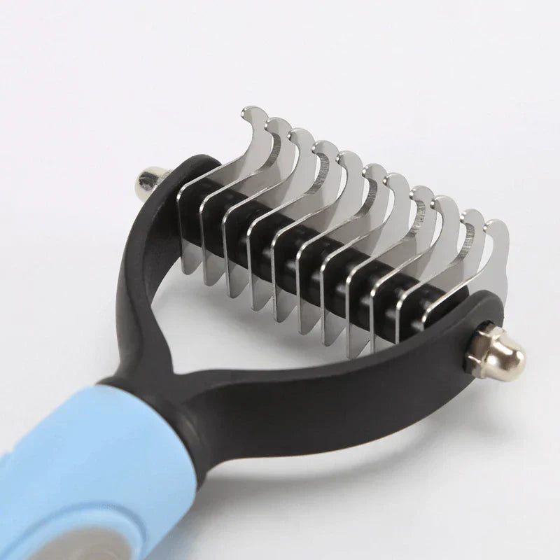 Double-Sided Hair Removal Comb for Pets - SmoothGroom-Blue-State of Style
