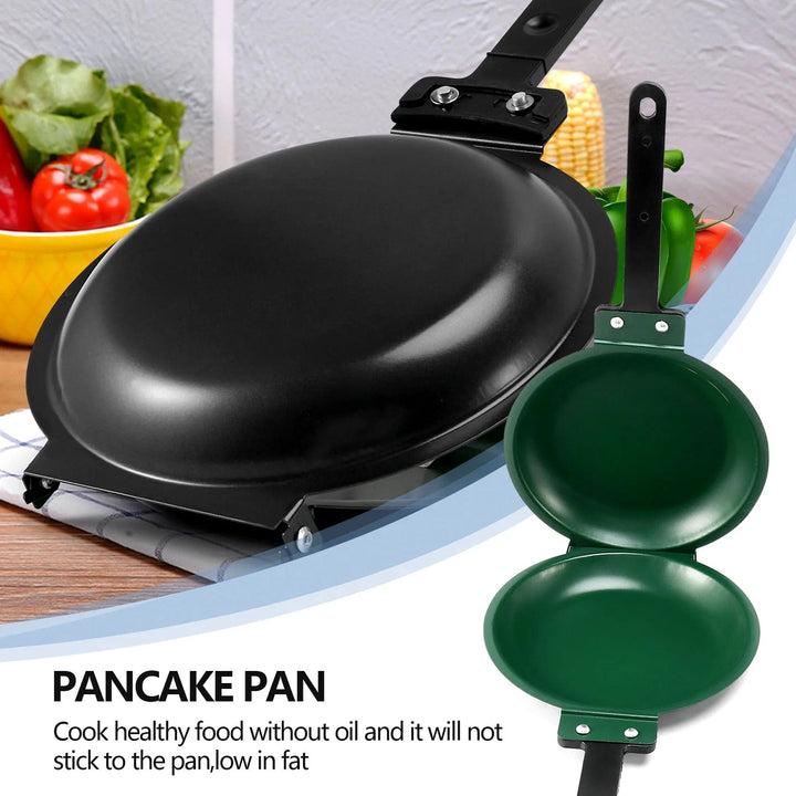 Double-Sided Non-Stick Pan - FlipMaster-Black-State of Style