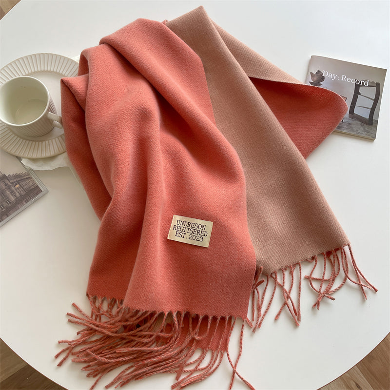 Double-Sided Pashmina Scarf - Elena-Pink-State of Style