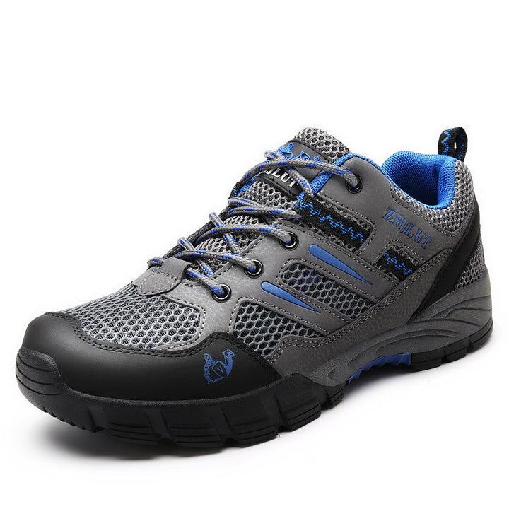 Men's waterproof hiking shoes with cushioning & tread sole – Elric