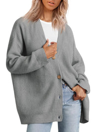 Ladies Cashmere Cardigan with V-neck – Sylvie