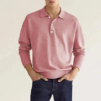 Men's Polo with Long Sleeves - Bastien