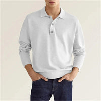 Men's Polo with Long Sleeves - Bastien