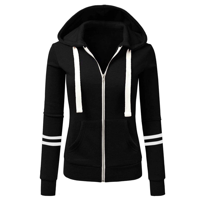 Women's wool zip-up hoodie - Beatrice