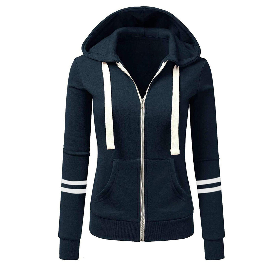 Women's wool zip-up hoodie - Beatrice