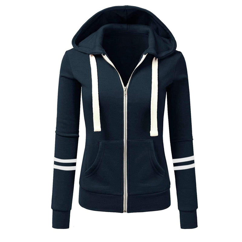Women's wool zip-up hoodie - Beatrice