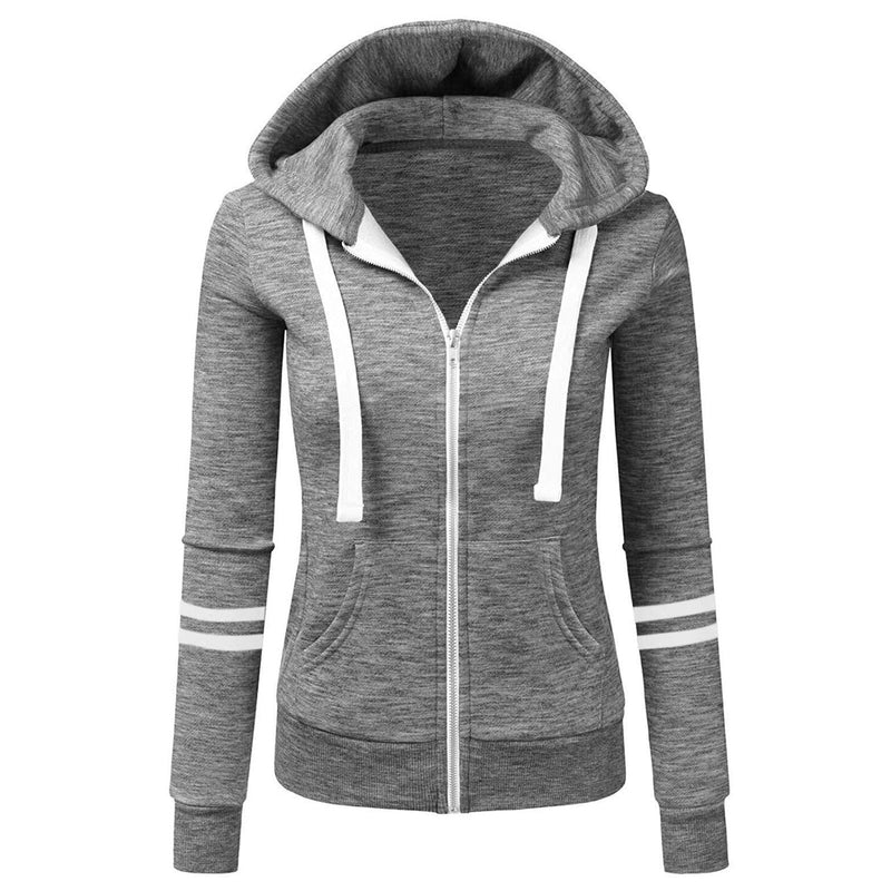 Women's wool zip-up hoodie - Beatrice