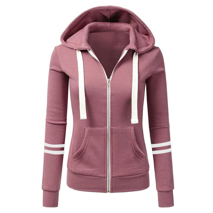 Women's wool zip-up hoodie - Beatrice