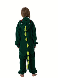 Dragon Costume Child - Flamzy-Dark green-3-4 years-State of Style