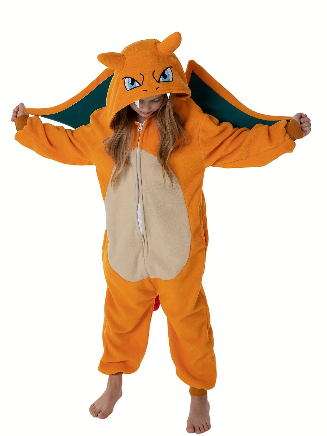 Dragon Costume Child - Flamzy-Orange-3-4 years-State of Style