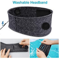 DreamWave Bluetooth Sleep Mask-Grey-State of Style