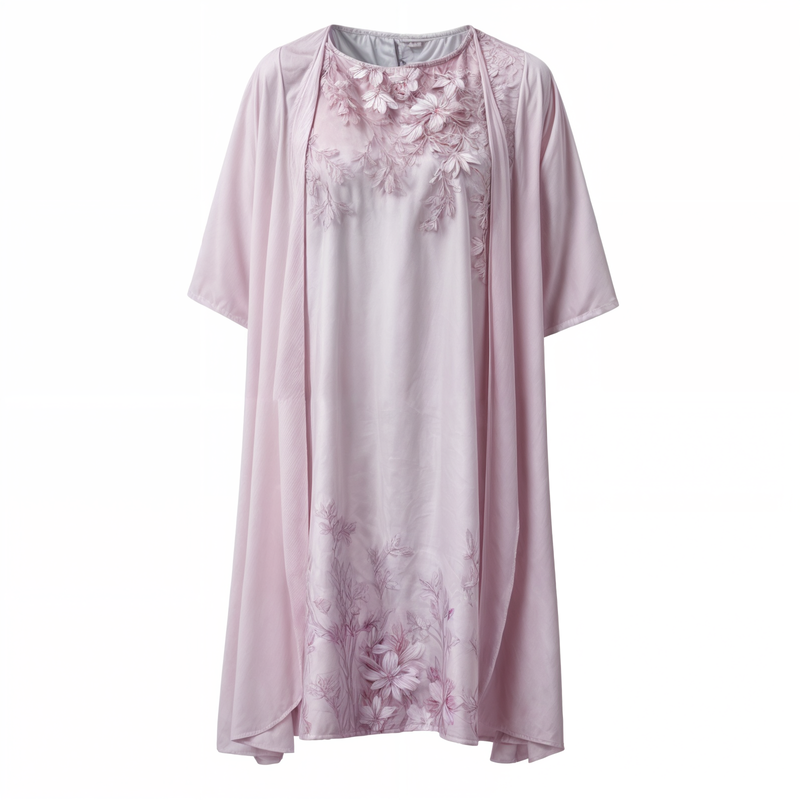 Dress with floral pattern – Eliana-Light blue-S-State of Style