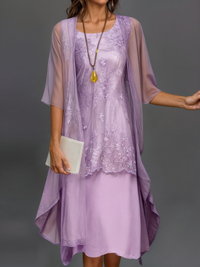 Dress with floral pattern – Eliana-Pink-S-State of Style