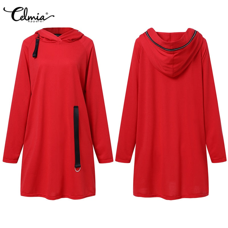 DressHoodie | Oversized Hoodie for Women-Black-S-State of Style