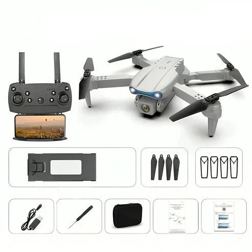 Drone with Dual Camera - AeroVision-White-State of Style