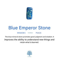 Droplet-shaped Emperor Stone Earrings - Amara-Purple-State of Style