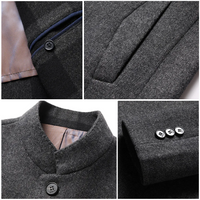 Medium-Length Men's Coat Made of Wool-Cashmere – Victor