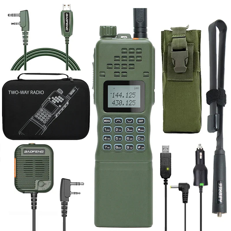 Dual-Band Walkie Talkie - CommGuard-Green Complete Set-State of Style