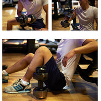 Dumbbell Water Bottle for Fitness & Hydration – HydraBell-Blue-500ML-State of Style