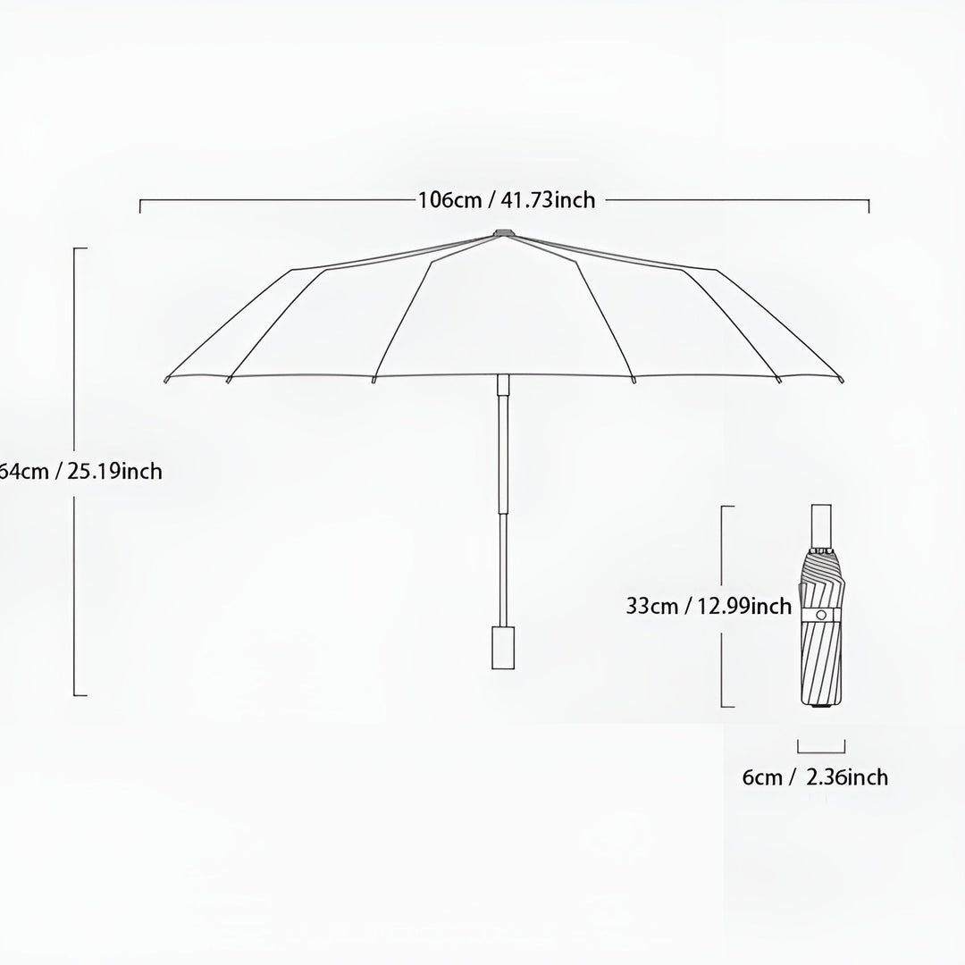 Durable Umbrella with UV Protection - StormShield-Light Green-State of Style