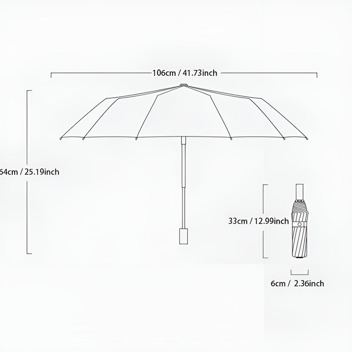 Durable Umbrella with UV Protection - StormShield-Light Green-State of Style