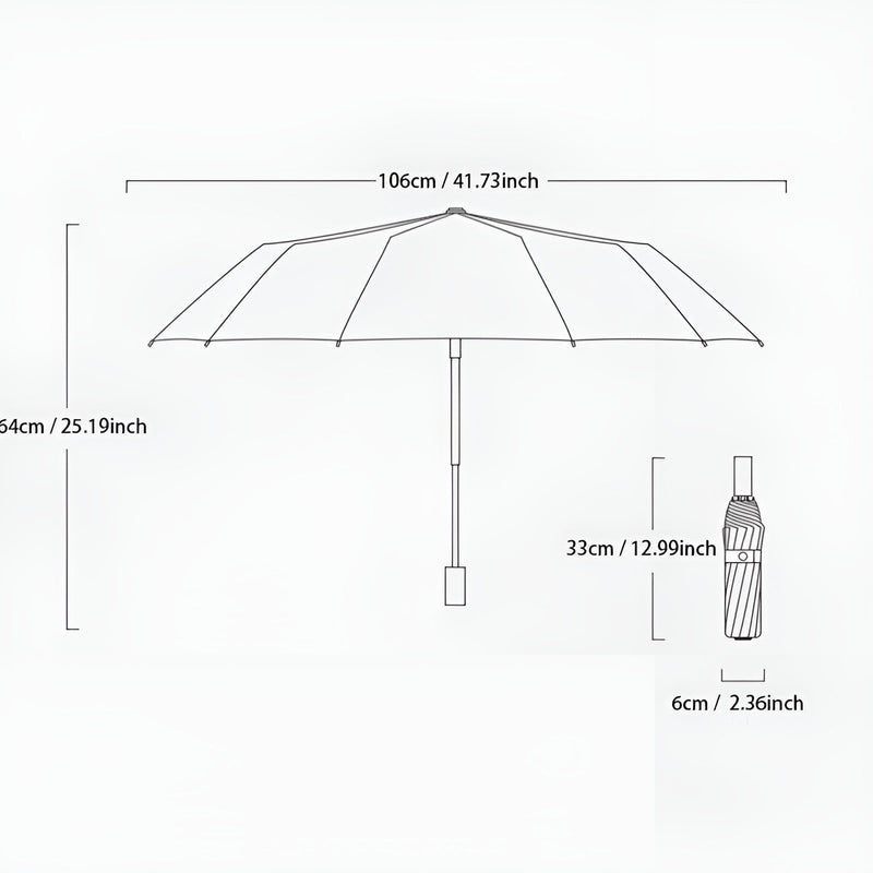 Durable Umbrella with UV Protection - StormShield-Light Green-State of Style