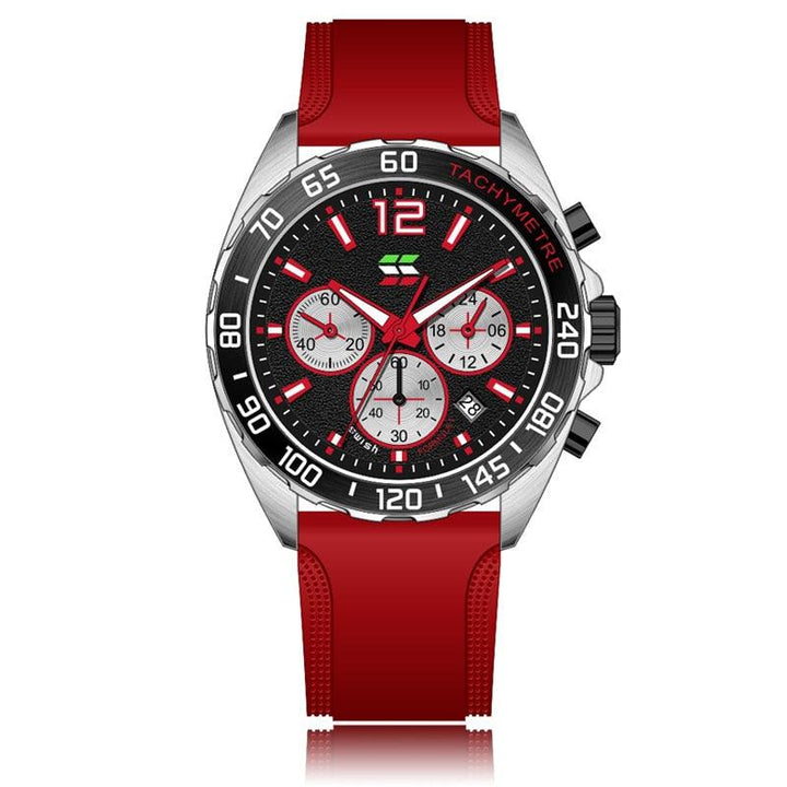 Dynamic Watch for Every Occasion - Eleganzio-Silver - Orange-State of Style