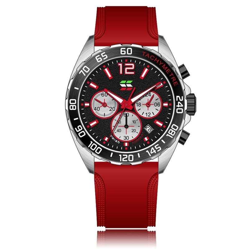 Dynamic Watch for Every Occasion - Eleganzio-Silver - Orange-State of Style