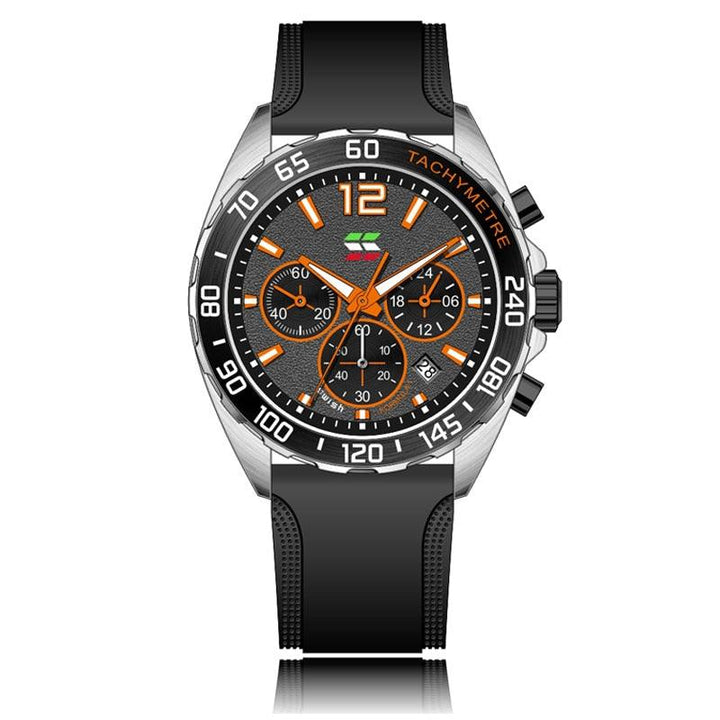 Dynamic Watch for Every Occasion - Eleganzio-Silver - Orange-State of Style