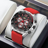 Dynamic Watch for Every Occasion - Eleganzio-Silver - Red-State of Style