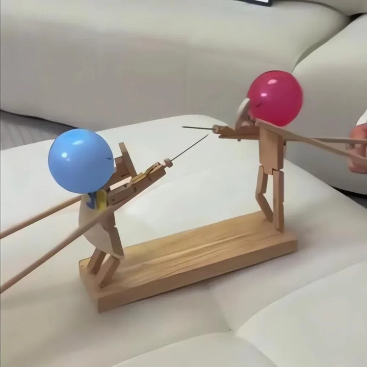 Dynamic Wooden Fencing Game - BambooBattles-3mm - 50 balloons-State of Style