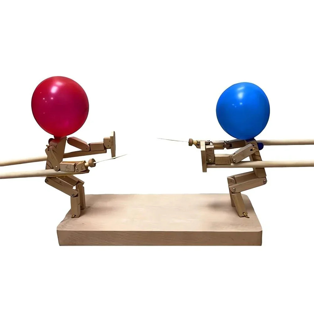 Dynamic Wooden Fencing Game - BambooBattles-3mm - 50 balloons-State of Style