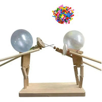 Dynamic Wooden Screen Game - BambooBattles-0.5 cm - 50 balloons-State of Style