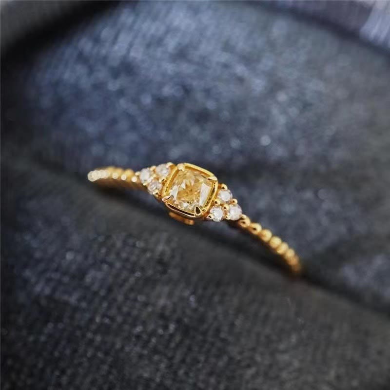 Soft Natural Citrine Ring - Alina