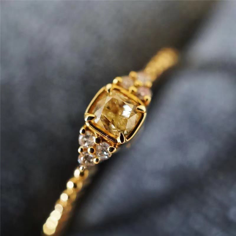 Soft Natural Citrine Ring - Alina