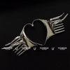 Elysia Elven Wing Silver Earrings