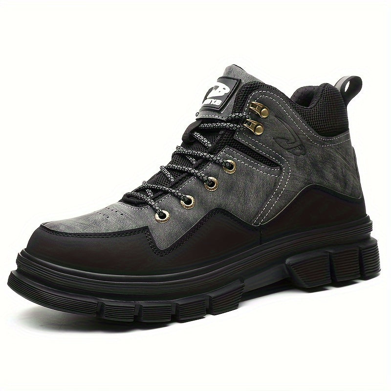 Men's safety shoes mid-cut with reinforced toe cap & sole – Auron