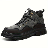Men's safety shoes mid-cut with reinforced toe cap & sole – Auron
