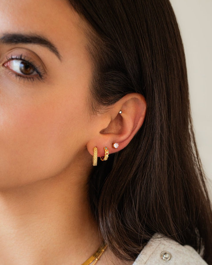 Ear stud earrings - Aurilia-Silver-State of Style
