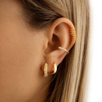 Ear stud earrings - Aurilia-Silver-State of Style