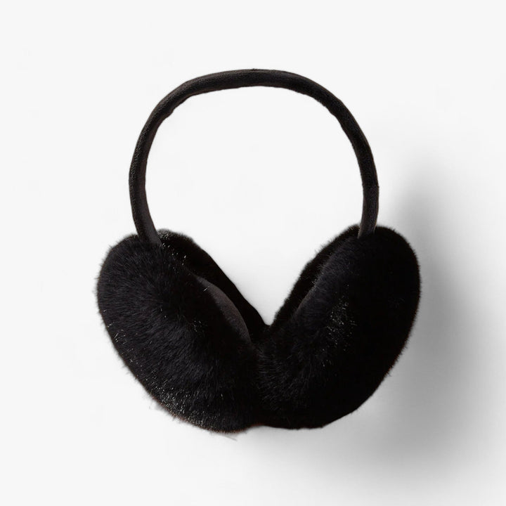 Ear Warmers in Faux Fur | Winter Luxury and Warmth - Luna-Black-State of Style