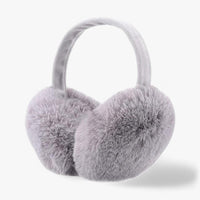 Ear Warmers in Faux Fur | Winter Luxury and Warmth - Luna-Grey-State of Style