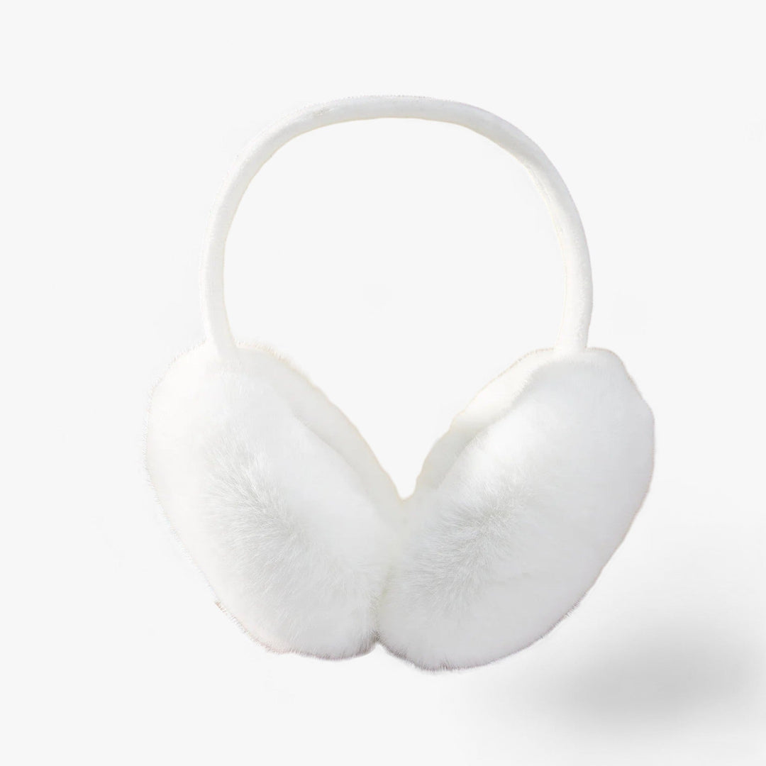Ear Warmers in Faux Fur | Winter Luxury and Warmth - Luna-White-State of Style