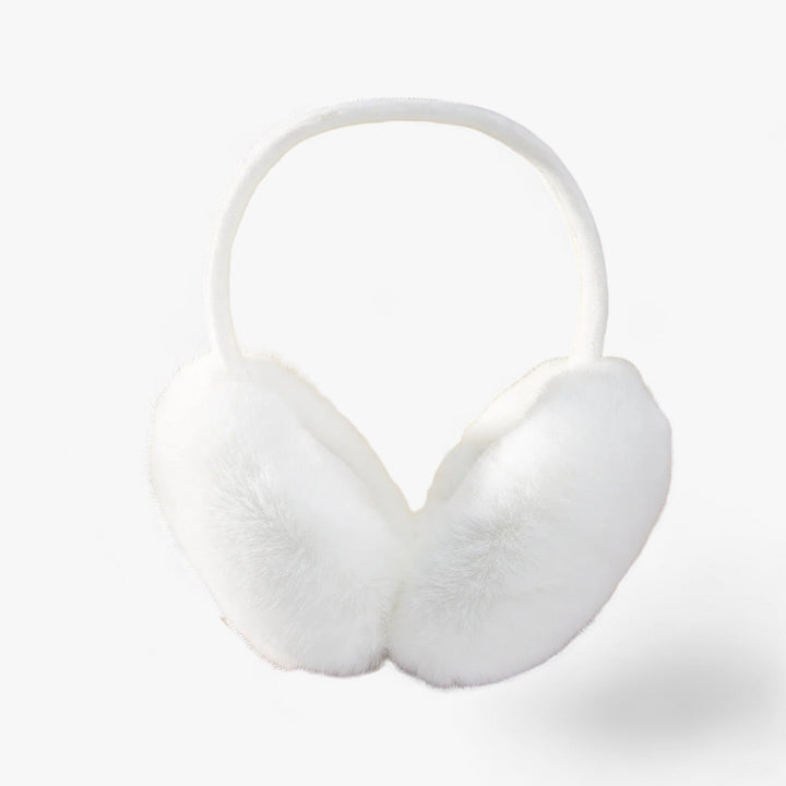 Ear Warmers in Faux Fur | Winter Luxury and Warmth - Luna-White-State of Style