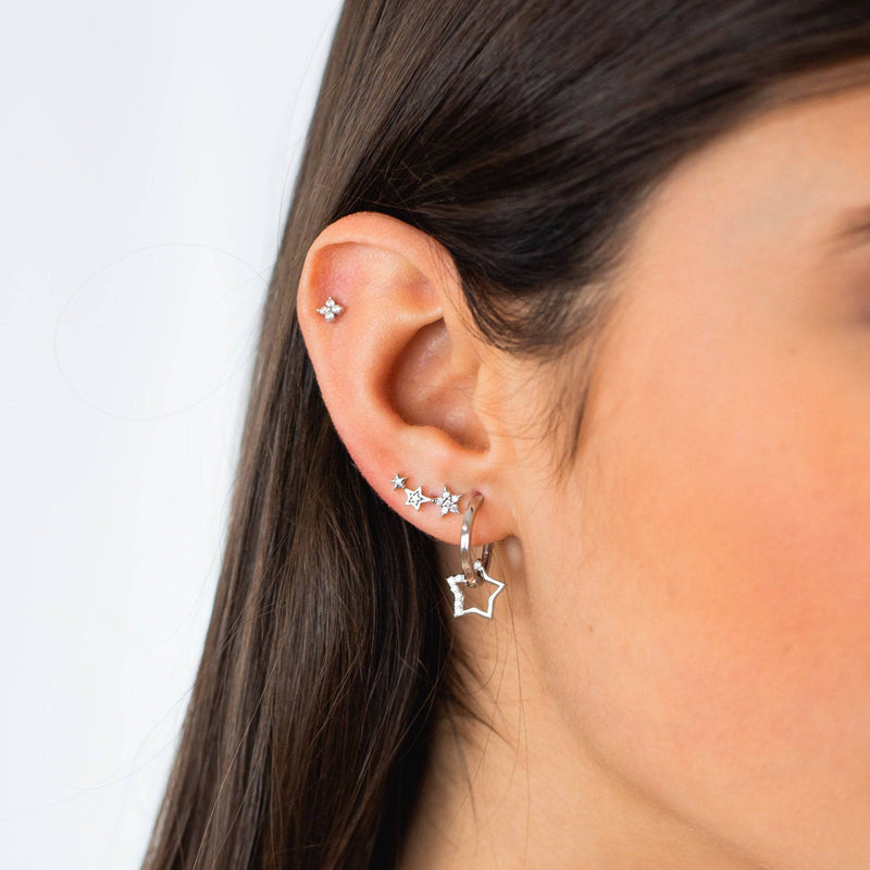 Earrings with Charms - Noëmi-Silver-State of Style
