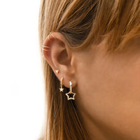 Earrings with Charms - Noëmi-Silver-State of Style