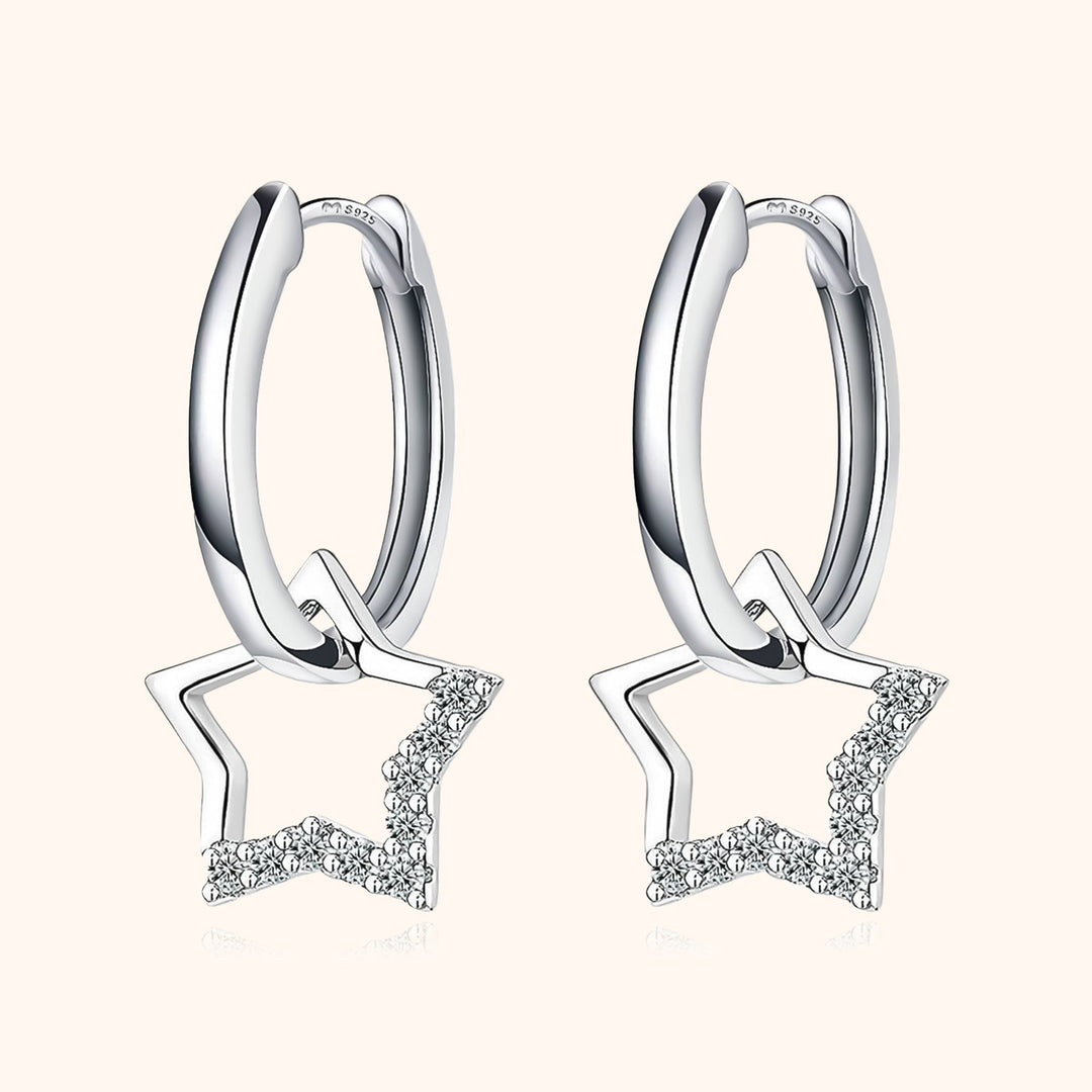 Earrings with Charms - Noëmi-Silver-State of Style