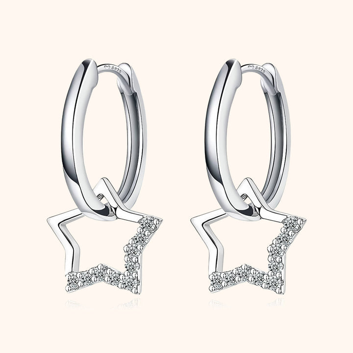 Earrings with Charms - Noëmi-Silver-State of Style