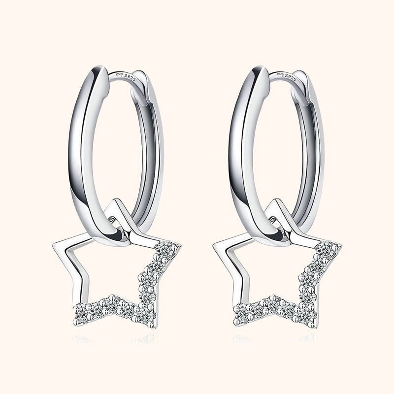 Earrings with Charms - Noëmi-Silver-State of Style