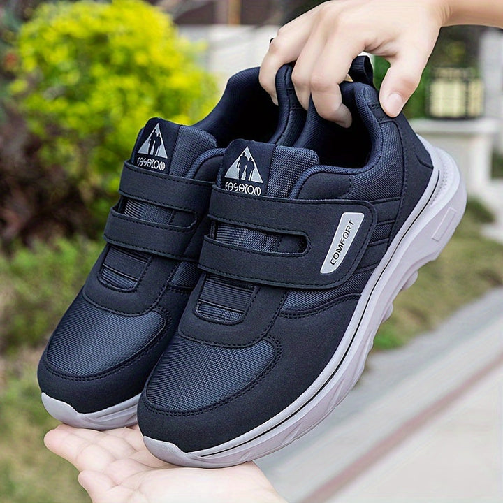 EasyStride Velcro Walking Shoes – Comfortable and Breathable-Black-5-State of Style